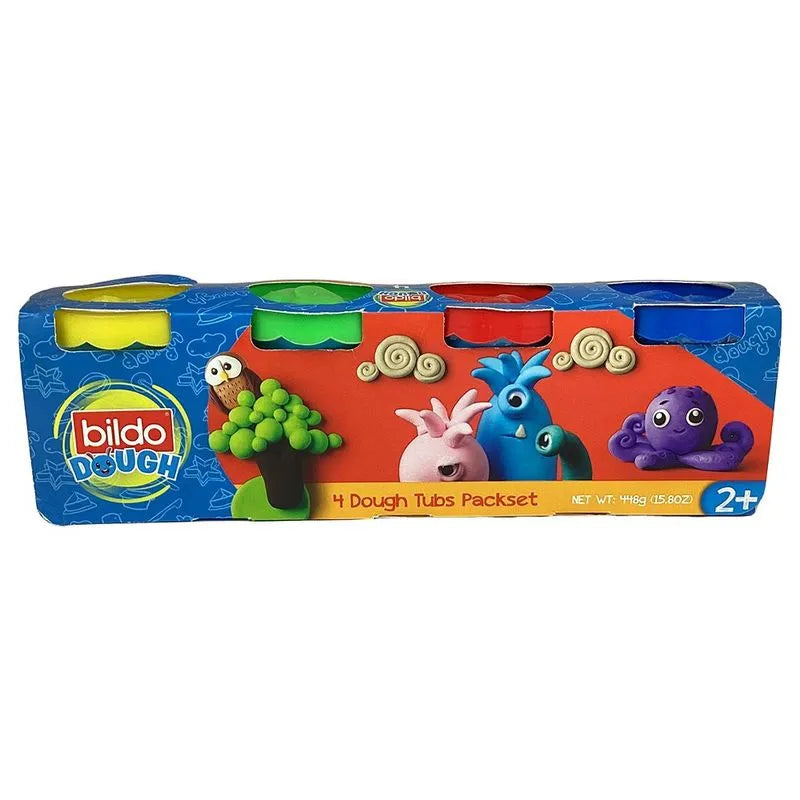 Bildo Dough – 4 Dough Tubs Pack Set